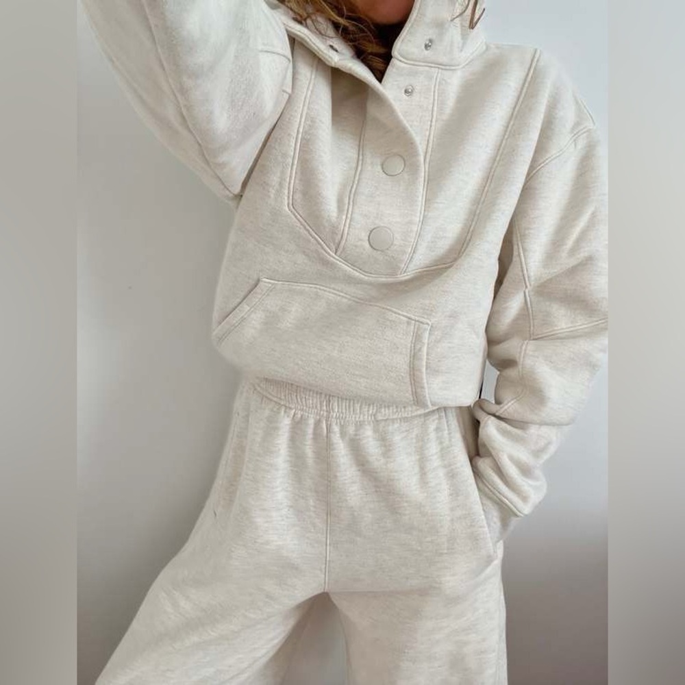 $218 AGOLDE Funnel Neck Pullover Sweatshirt Small